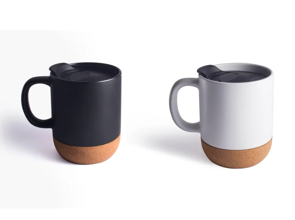 360 ML cork mug w with build it ecofriendly cork base