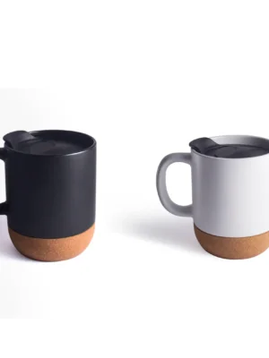 360 ML cork mug w with build it ecofriendly cork base