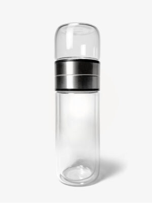 Glass Infuser Bottle with Strainer for Perfect Infusions